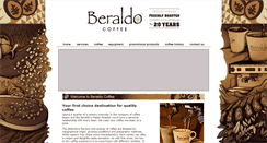 Desktop Screenshot of beraldocoffee.com